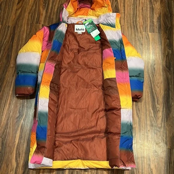 Molo Harper Glowy Rainbow Coat - Picture 10 of 16